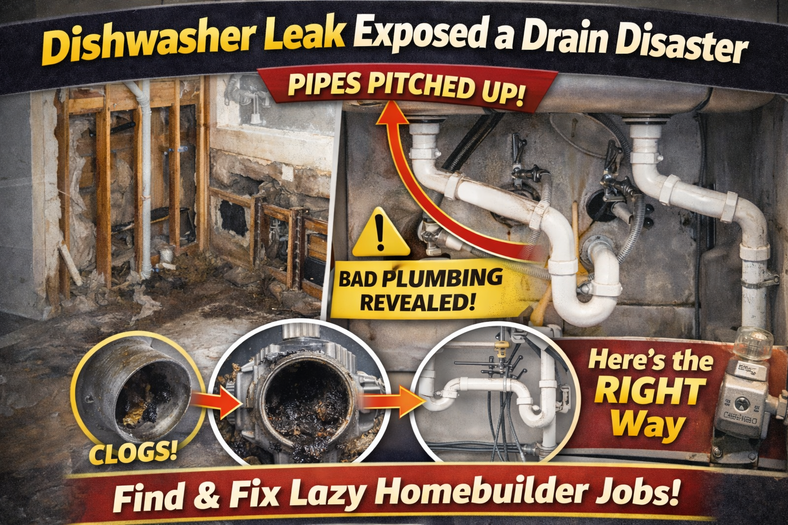 Dishwasher Leak Exposed a Drain Disaster