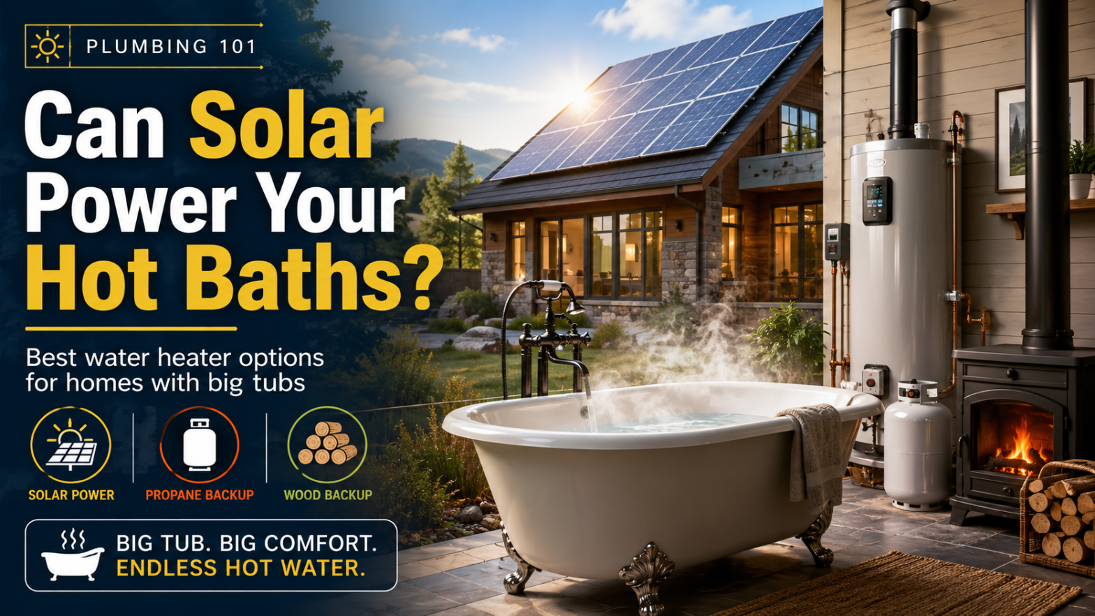 Best Water Heater for Solar and Big Baths