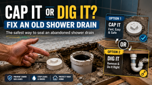 Can You Cap an Abandoned Shower Drain?