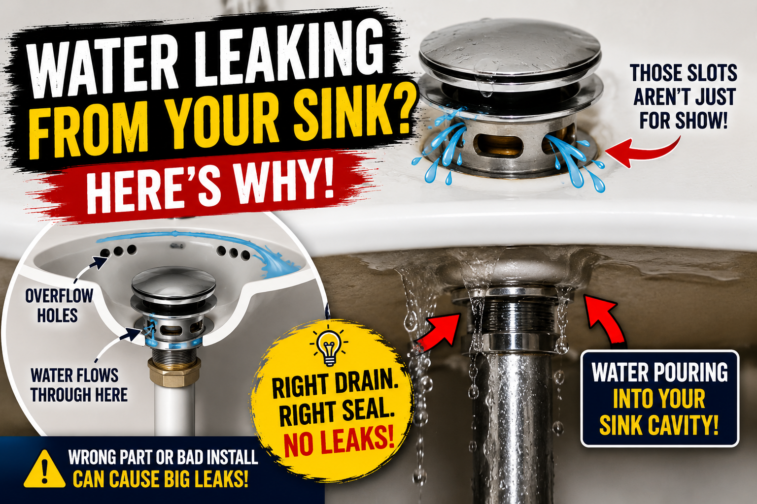 Did This Pop-Up Drain Cause a Leak?
