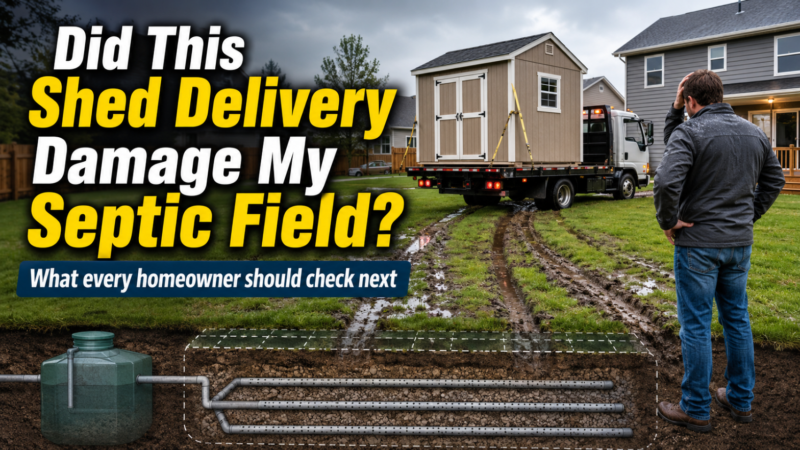 Did a Shed Truck Damage My Septic Drain Field?