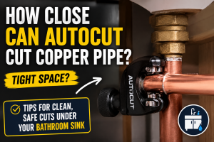 How Close Can AUTOCUT Cut Copper Pipe?