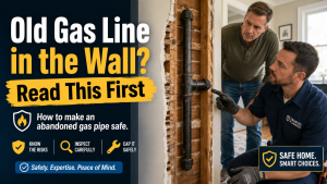 Is an Abandoned Gas Line Safe in a Wall?