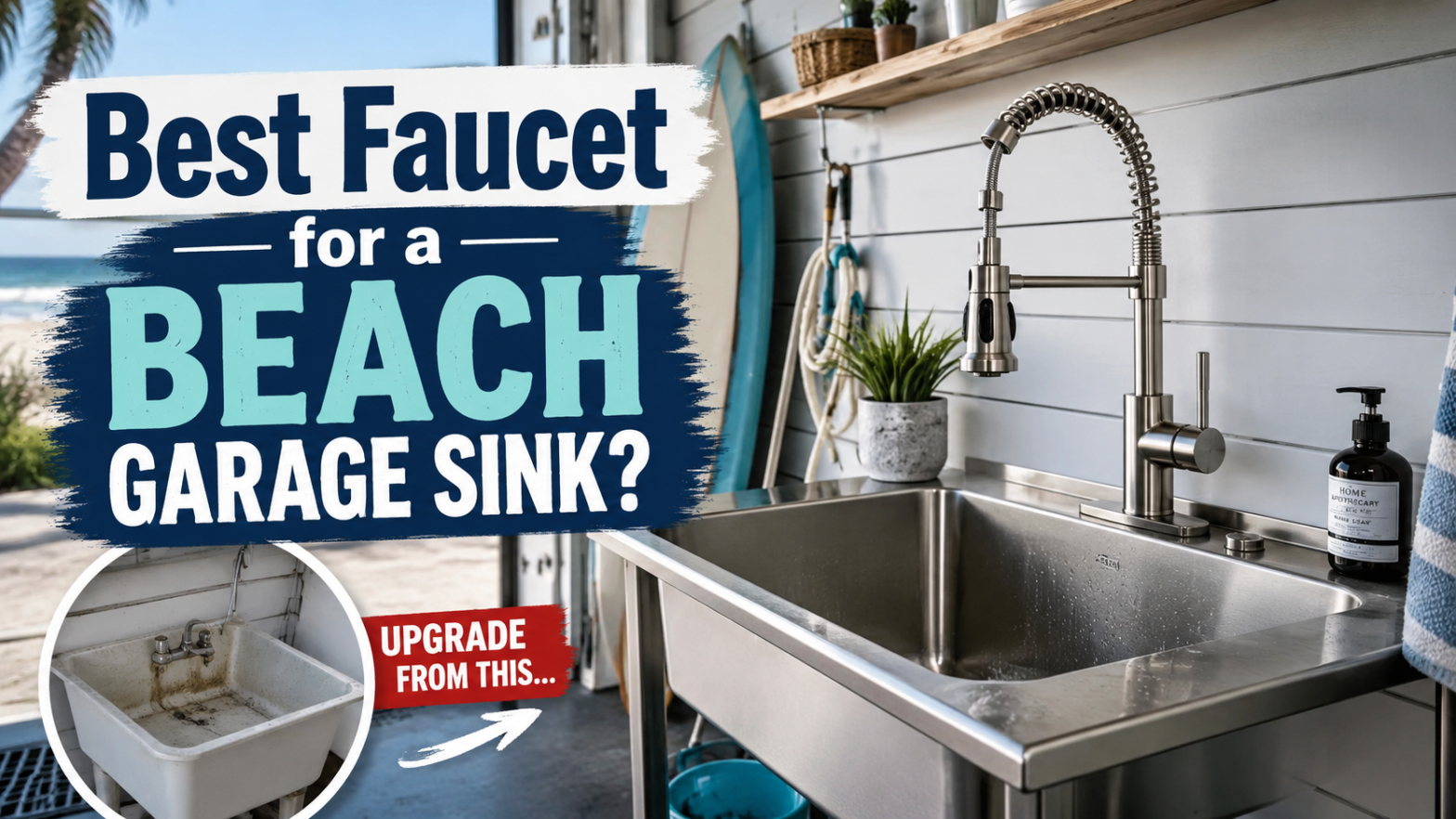 Need a Faucet for a Hot Beach Utility Sink?
