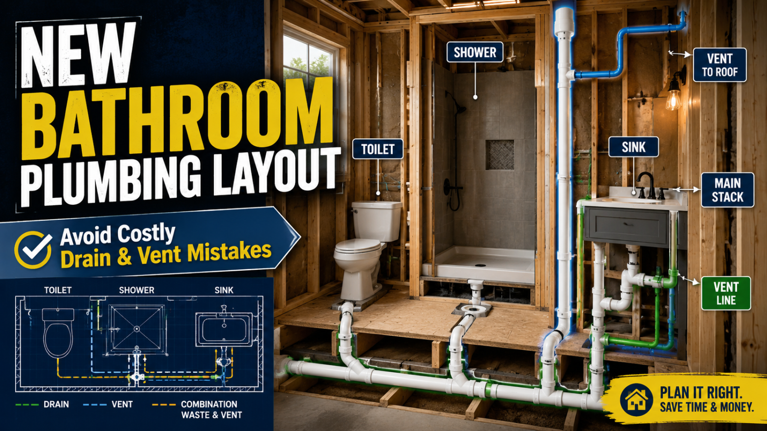 New Bathroom Plumbing Layout Red Flags