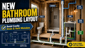 New Bathroom Plumbing Layout Red Flags