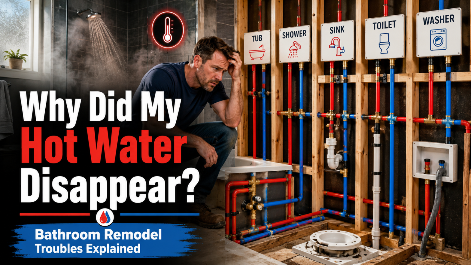 No Hot Water After Bathroom Remodel?