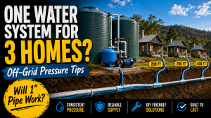 Off-Grid Water For 3 Homes: Will It Work?