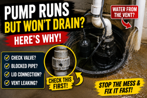 Pump Runs But Won’t Drain? Check This