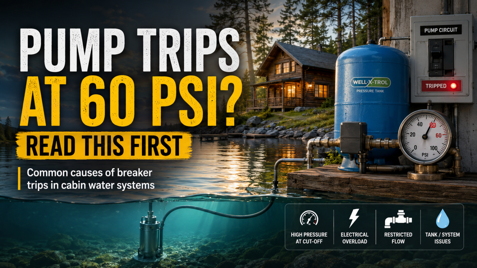 Pump Trips Breaker at 60 PSI? Try This First