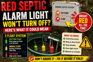 Red Septic Alarm Light Won’t Turn Off?