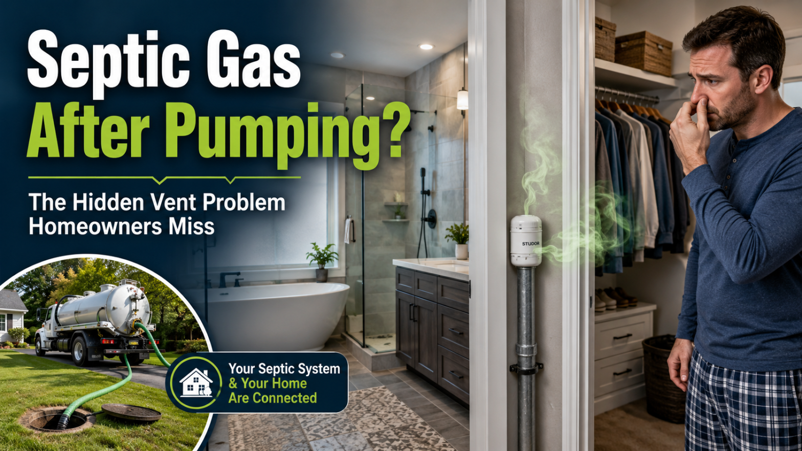Septic Gas After Pumping? Check This Vent
