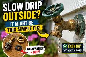 Slow Outdoor Faucet Drip? Check This First