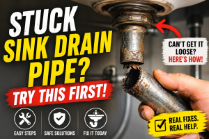 Stuck Sink Drain Pipe? Try This First