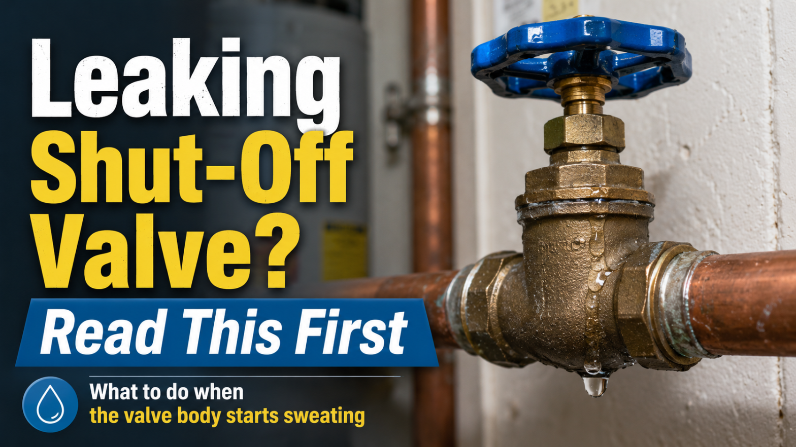 Sweating Shut-Off Valve? Don’t Patch It Yet