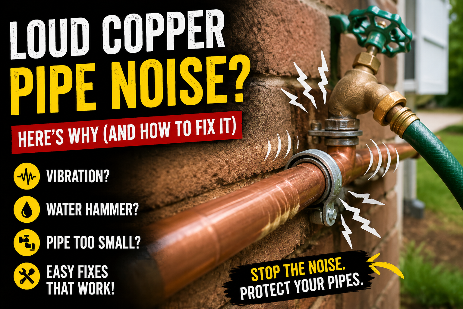 Why Is My Copper Pipe So Loud?