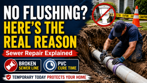 Will Flushing Toilets Burst Sewer Pipes?