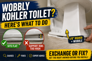 Wobbly Kohler Toilet? Check the Base First