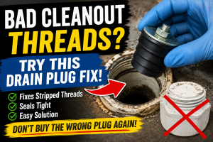 Bad Cleanout Threads? Try This Drain Plug Fix