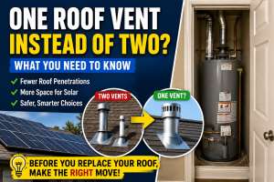 Can One Roof Vent Serve a Water Heater?